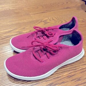Allbirds TR Tree Runner Sneaker shoe pink / purple size 8